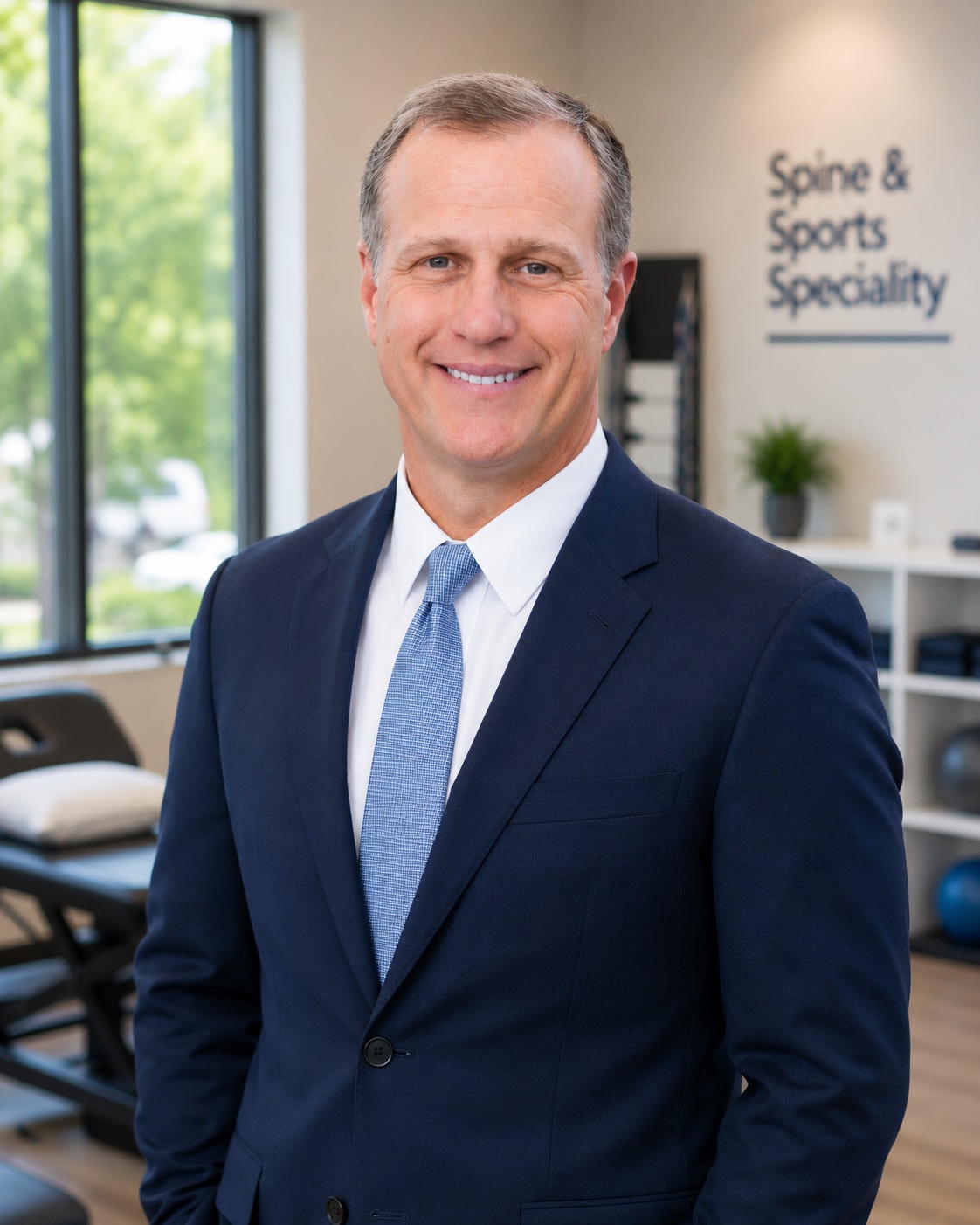 Professional portrait of Jamie G. Smith in the Spine and Sports Specialties clinic
